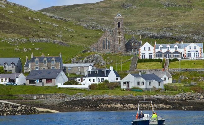 Loganair Barra Office in Scotland