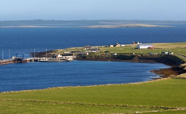 Loganair Eday Office in Scotland