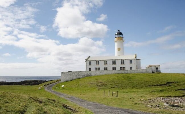 Loganair Fair Isle Office in Scotland