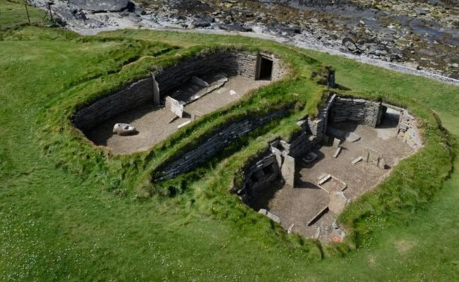 Loganair Papa Westray Office in Scotland