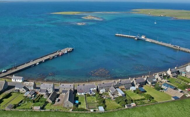 Loganair Stronsay Office in Scotland