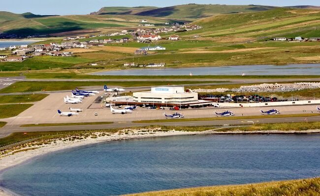 Loganair Sumburgh Office in Scotland