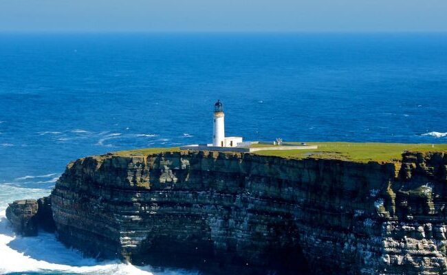 Loganair Westray Office in Scotland
